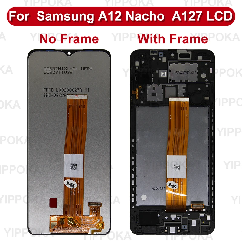 6.5 "wyświetlacz AAA wysokiej jakości do Samsung Galaxy A12 wyświetlacz LCD A12 ekran dotykowy A125 zespół Digitizer A127 A125F zamiennik LCD