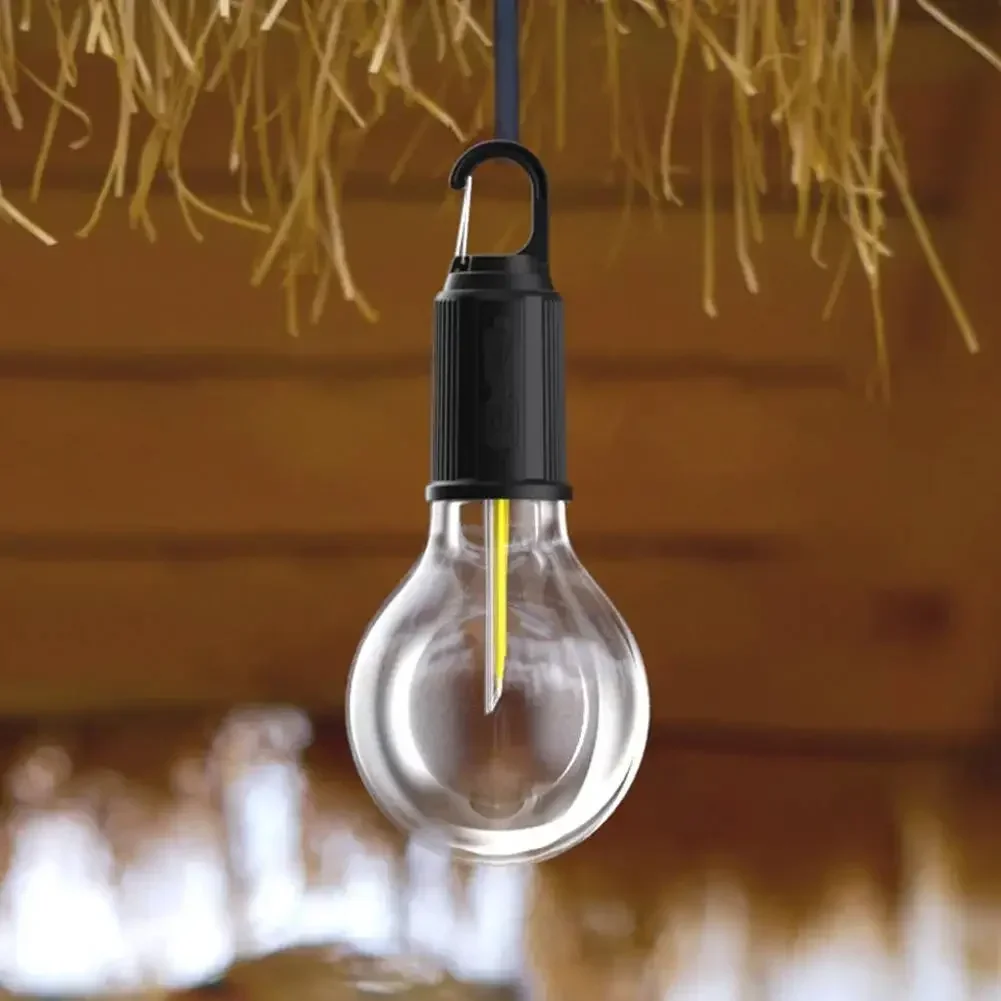 Luce da campeggio a LED Type-C USB ricaricabile impermeabile 400mAh 100LM Luce per tenda con gancio 3 modalità di illuminazione esterna