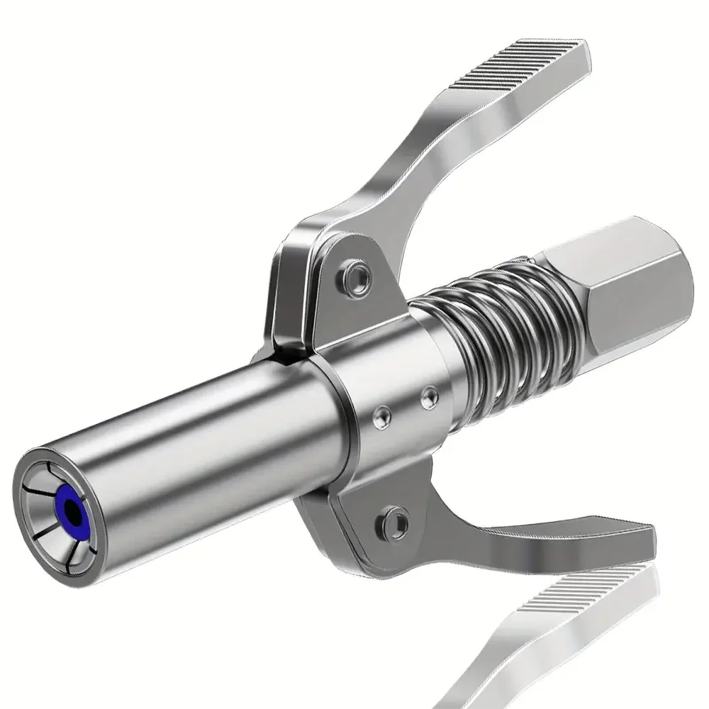 Acoplador de pistola de engrase de 10000PSI NPTI/8 bomba de aceite inyector de boquilla de engrase de liberación rápida, pistola de engrase de aceite lubricante, herramientas de reparación de automóviles