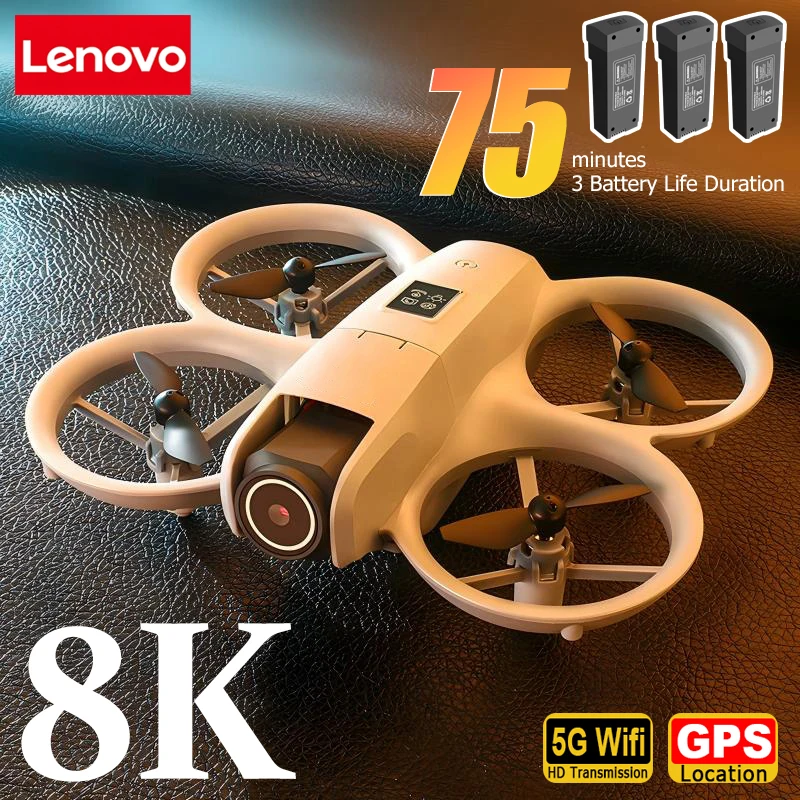 Lenovo GT3 GPS VR Drone 8K Lucht HD Fotografie Optische stroom Positionering Vijfzijdig Obstakel vermijden Borstelloze opvouwbare drone
