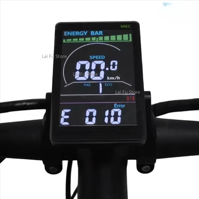 M6C Elektrofahrrad LCD-Display Messgerät 24V-60V E Scooter LCD-Panel Farbbildschirm mit USB für Mountainbike (5PIN)