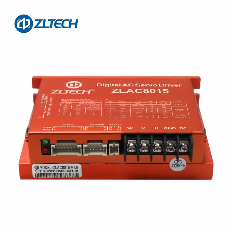 ZLTECH 3 Phase 24V-48V 15A-30A 500W Modbus RS485 CANbus Brushless DC Hub Servo Motor Controller Driver For Delivery Robot