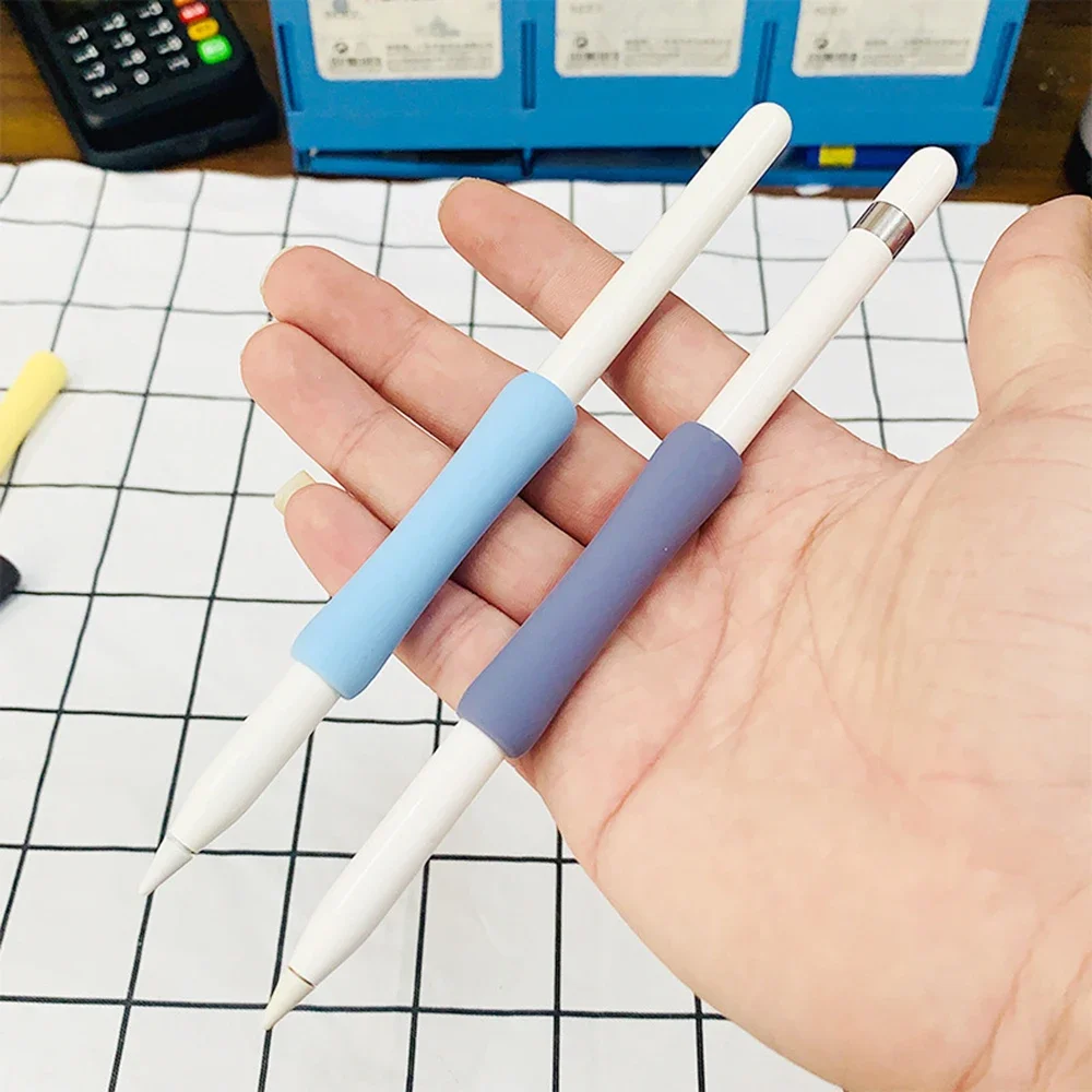 Para apple pencil 2 1 caso capa universal colorido para ipad lápis caso antiderrapante proteção anti-risco manga de silicone