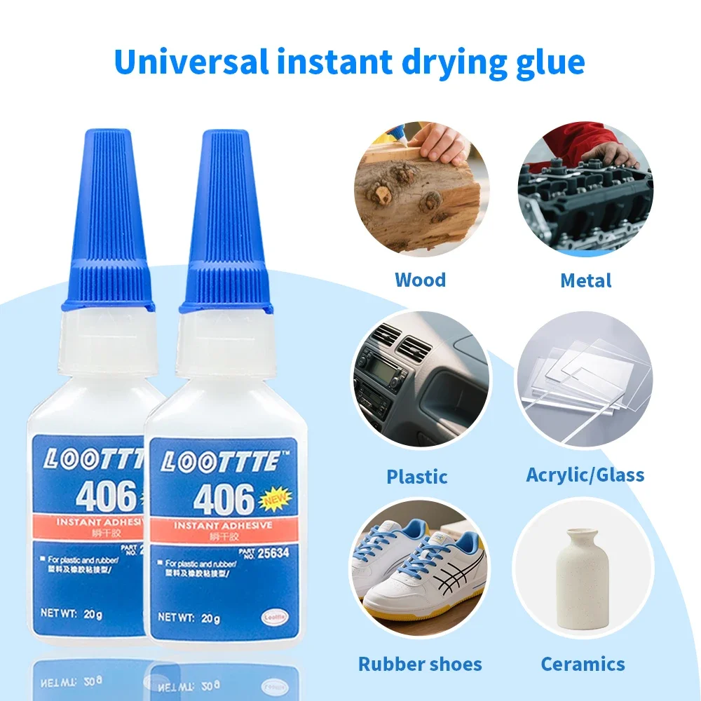 20 ml 401 460 Instant Sterke Lijm Universele Super Lijm Mighty Mighty Instant Lijm Instant Kleurloze Lijm Lijm gereedschap