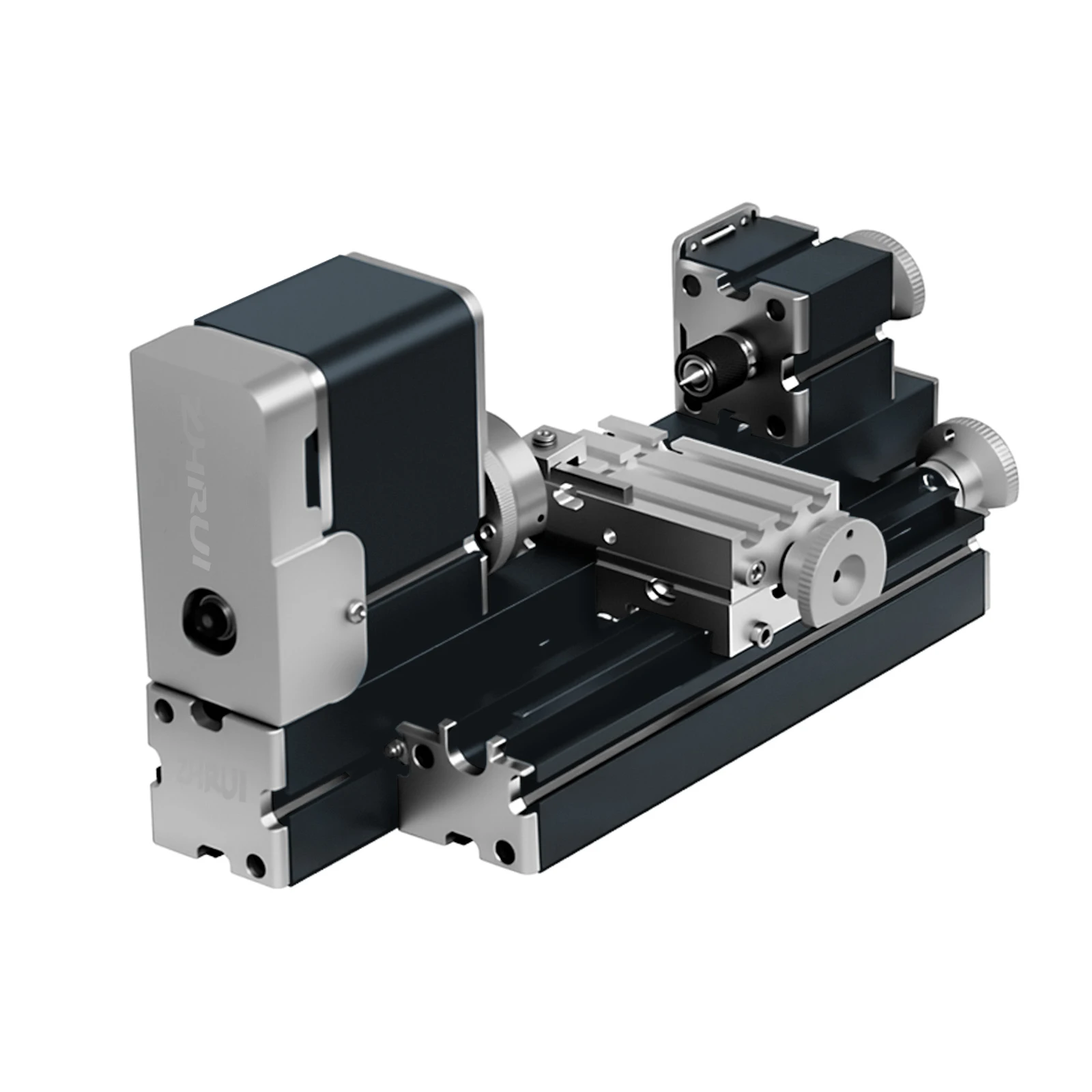 Mini torno totalmente de Metal, herramienta de bricolaje, torno de madera de sobremesa, carpintería para Hobby, educación temática, modelado, AC110V-240V 36W
