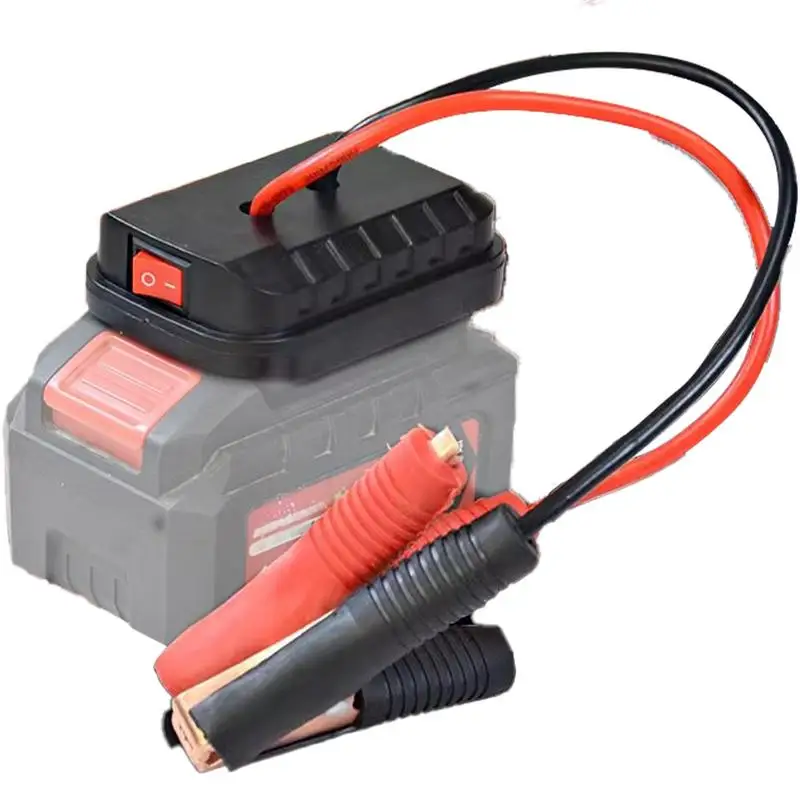 Igniter Jump Starter forMakita Lithium Battery Booster Cable Adapter 2 USB Electric Wrench/Hammer Car Emergency Start Power