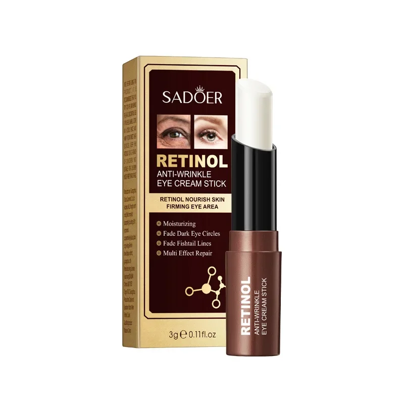 Retinol Anti-wrinkle Moisturizing Eye Cream Stick Remove Dark Circles Fade Eye Lines Lifting Firming Skin Nourishing Eye Cream