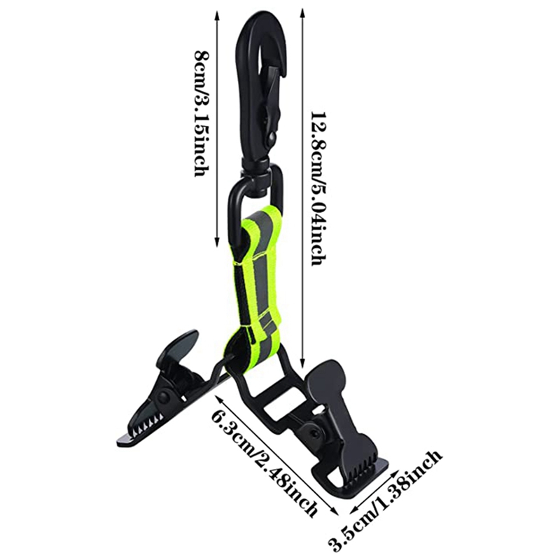 消防士、グローブクリップ、警察救助、作業、ベルト、アクセサリー、4個用グローブホルダー