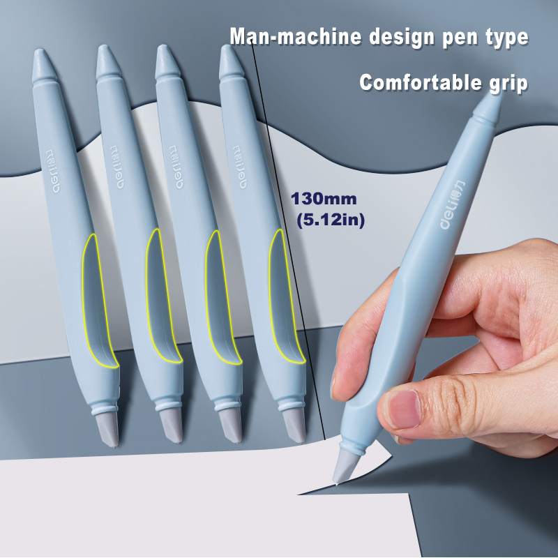 Deli Nghệ Thuật Dao Gốm Sứ Đồ Văn Phòng Phẩm Tiện Ích Cho DIY Chính Xác Khắc Micro Có Thể Thu Vào Lưỡi Dao Hộp Giấy Cắt Bút Dao