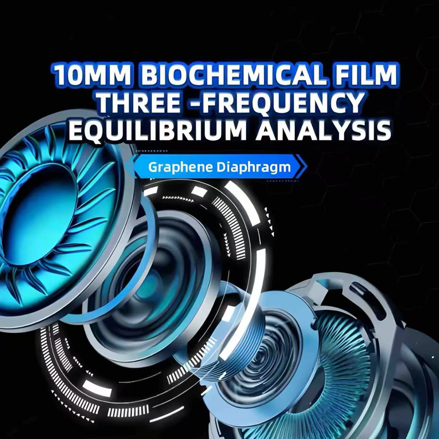 Słuchawki Bluetooth 5.3 GM02 Sportowe Bezprzewodowe Słuchawki Douszne Gamingowe z Mikrofonem Tryb Dualny Słuchawki Muzyczne Nowe