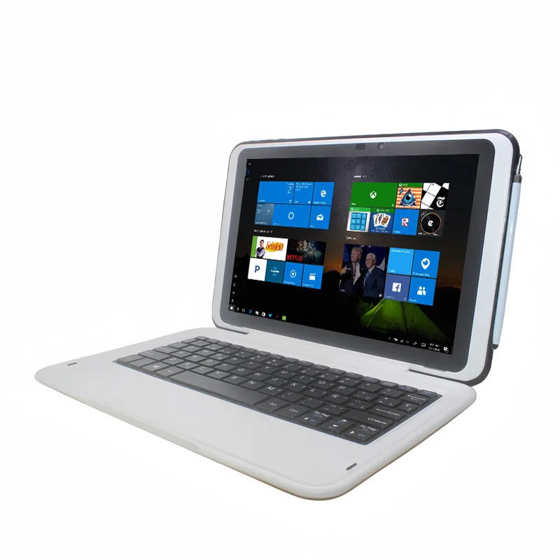 Geschenk passiver Stift 10.1 ''64-Bit 2 in1 Windows 10 Tablet mit Docking-Tastatur 2GB DDR3 64GB x5-Z8350 CPU HDMI-kompatibel