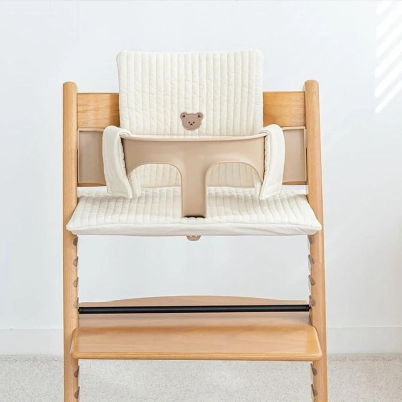 Cojín para silla alta de bebé, accesorio para comer, oso de conejo, espalda, más cómodo