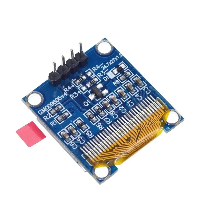 0.96-inch OLED liquid crystal display module 12864 SPI blue yellow white stm32/51/ routine
