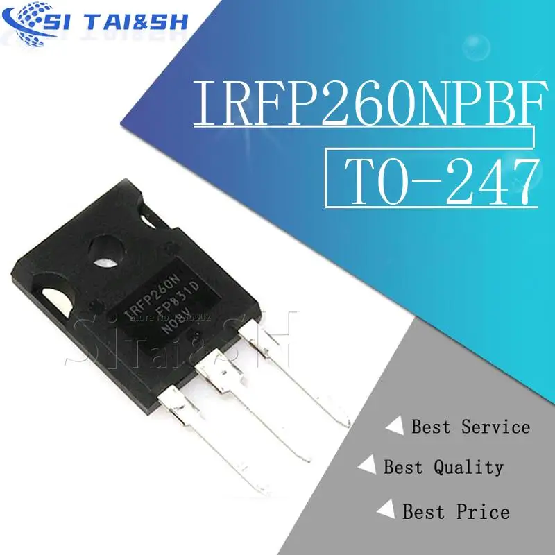 5 teile/los IRFP260NPBF IRFP260N IRFP260 TO-3P neue MOS FET transistor datensystem