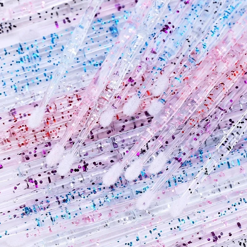 100PCS Cotton Swabs Eyelashes Extension Brushes Micro Applicators For Eyelash Extension Removing Cleaning Tool Accessories