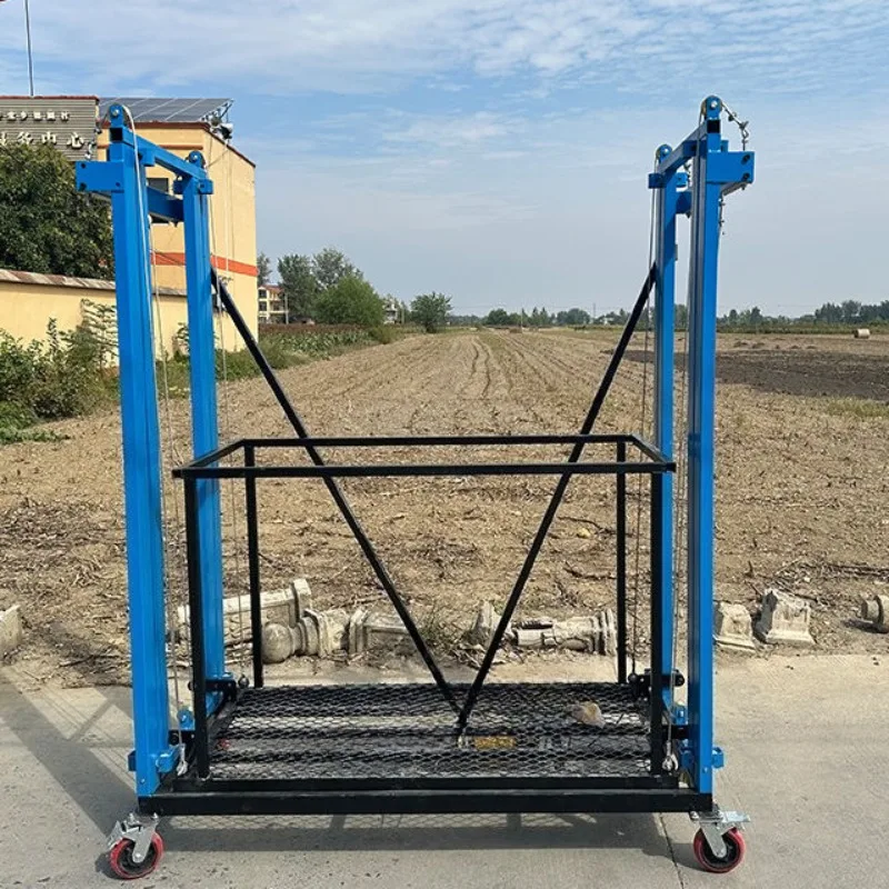 Customizable Electric Scaffolding Remote control Safety Lifting platform Home use Building decoration Folding Automatic