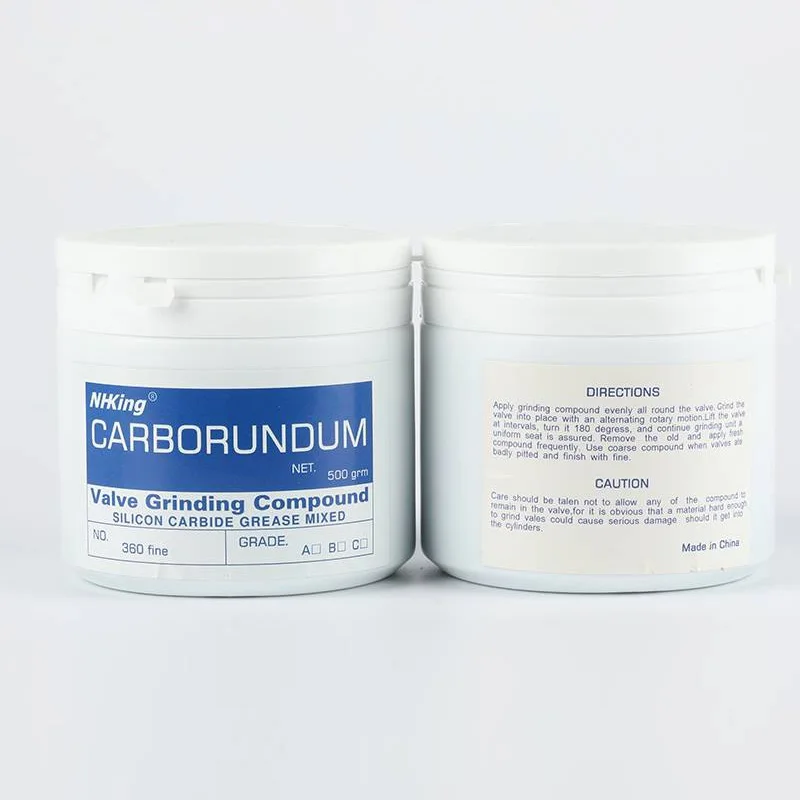 NNHKING CARBORUNDUM-Pasta de lixar aço, Composto de moagem, Ideal para cilindro de válvula do motor, 362, 360Fine, 500g