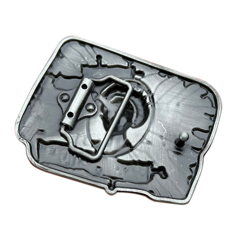 Hebilla de cinturón de música anarquista británica estilo occidental euroamericano