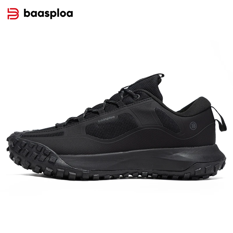 Baasploa Männer Wanderschuhe Oxford Anti Splash Wasser Outdoor Turnschuhe für Männer Neue Mode Wanderschuhe Nicht-Rutsch Verschleiß beständig