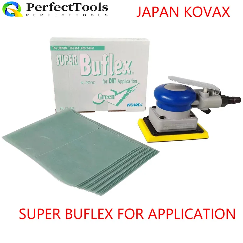 Original KOVAX ญี่ปุ่นแห้งบดขัดกระดาษทราย Ultra-Fine Soft ฟิล์มขัดสีสเปรย์รถเปียโนขัด