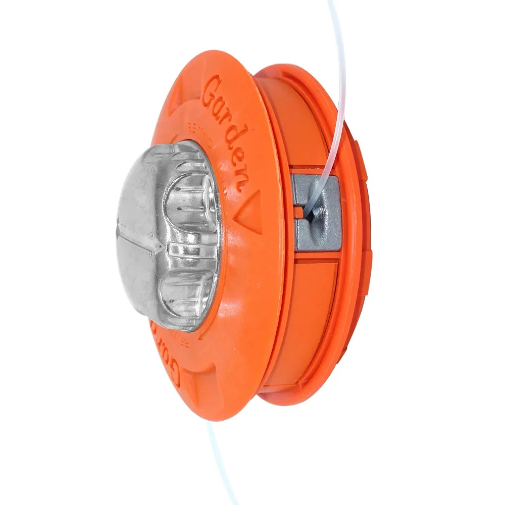 Cabezal de corte Universal M10 de nailon y aluminio, cortador de césped de 2 líneas, carrete de golpe para cortacésped de cepillo, cortacésped de jardín