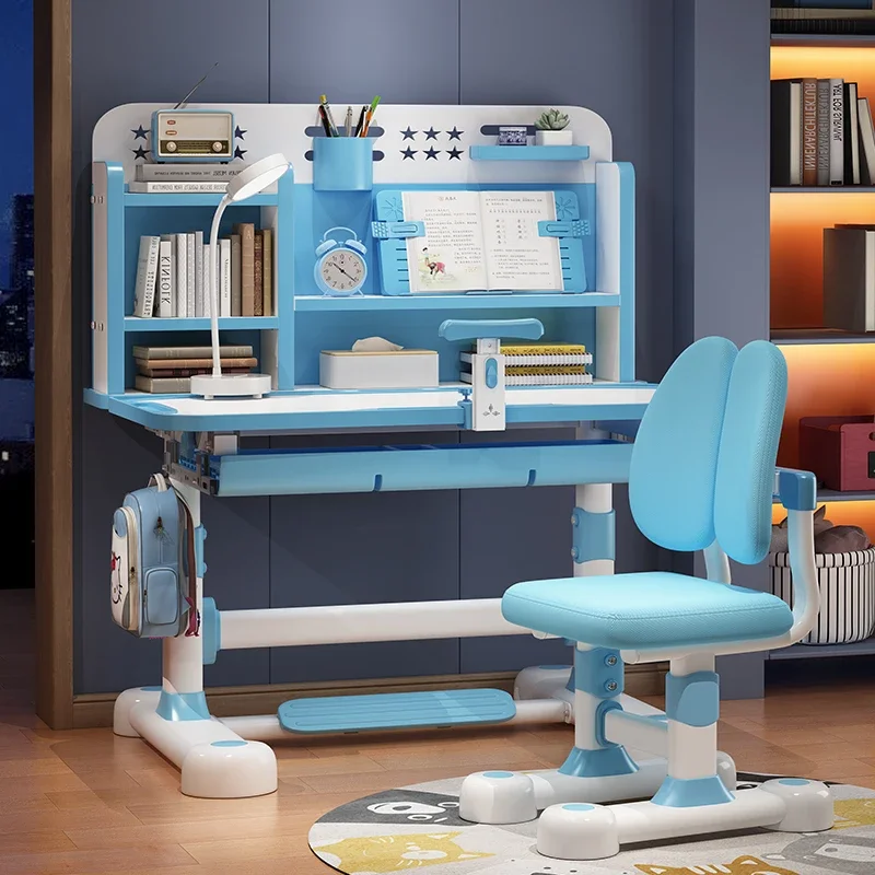 Mesa infantil ângulo elementar ajustável mesa de estudo sala boca crescente escola aprendizagem torre mesa do computador crianças