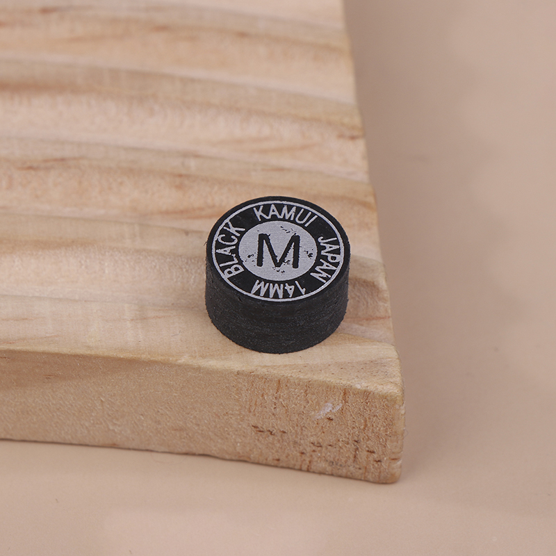 1Pc 14MM Japanische Queue Spitze Qualität Pool Billard Leder Queue Spitze Neun-Kugel Queue Kopf Snooker Queue spitze Harte Weichen Kopf