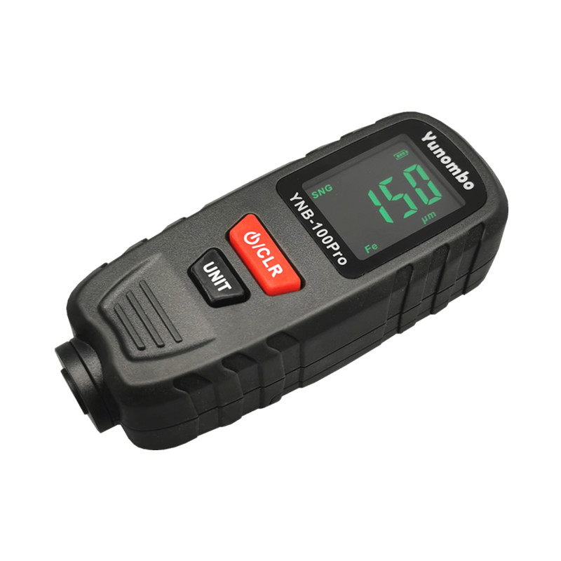 Yunombo nuevo lanzamiento YNB-100Pro Fe nFe Fe + Zn Mini medidor de espesor de película medidor de espesor de recubrimiento probador de espesor de pintura de coche