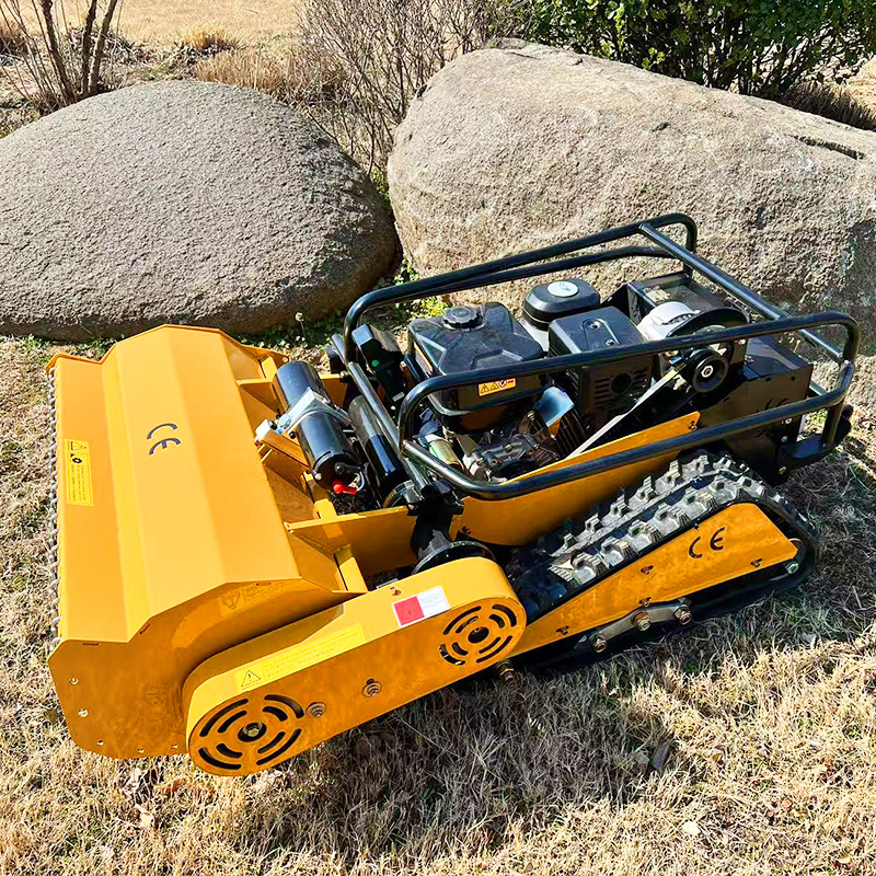 Aangepaste dorsvlegel Afstandsbediening grasmaaier Draadloze grasmaaierrobot Wiedmachine bosmaaier tractor CE-certificering