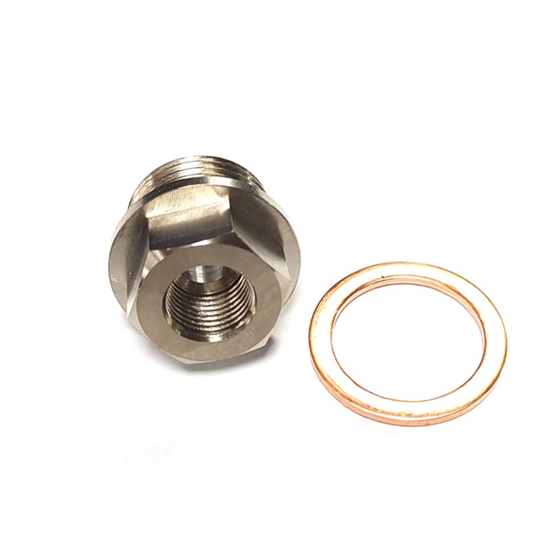2021 Mới M18 X 1.5 Nam 1/8 NPT Nữ Cảm Biến Áp Suất Dầu Adapter Đồng Hồ Đo Nhiệt Độ