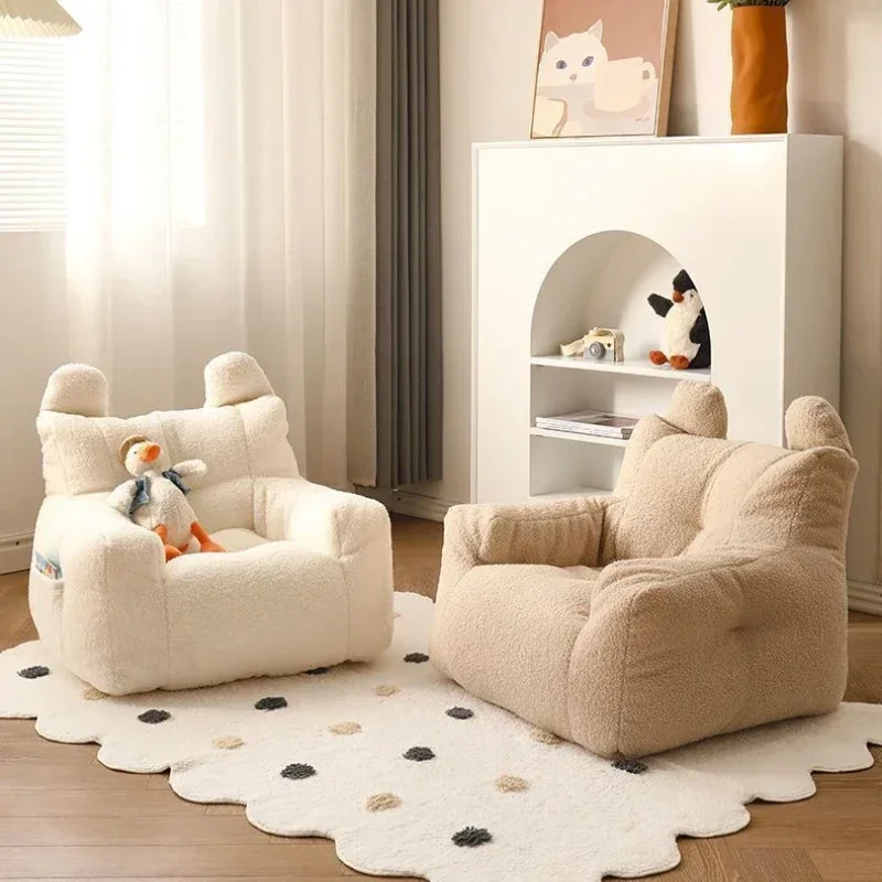 Petit fauteuil de dessin animé pour enfants, lit bébé, adorable mini canapé pour enfants, meubles de loisirs pour bébé