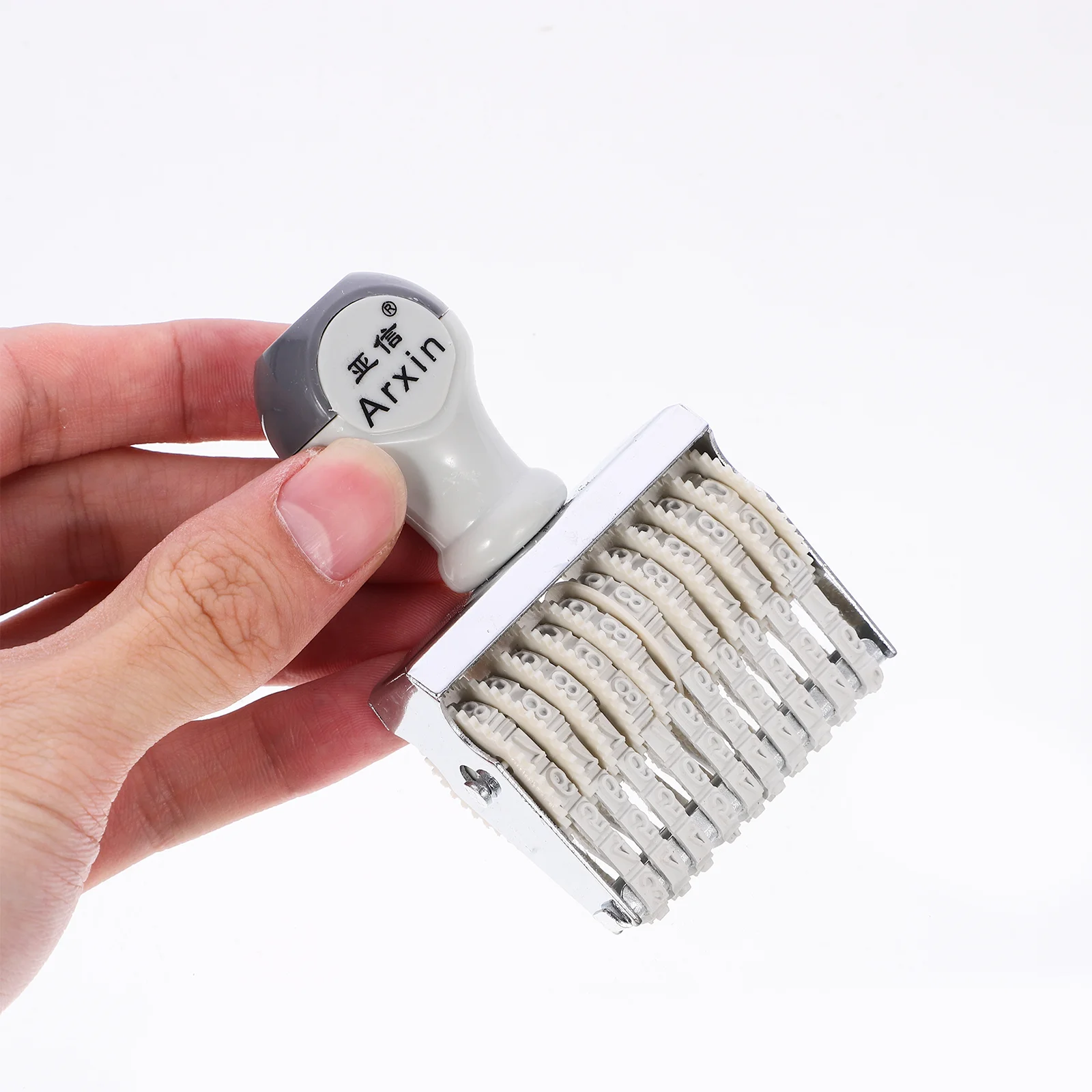 Alphabet Stamps Rubber Date File Number Wheel Office Supply Handle Handheld Stamper