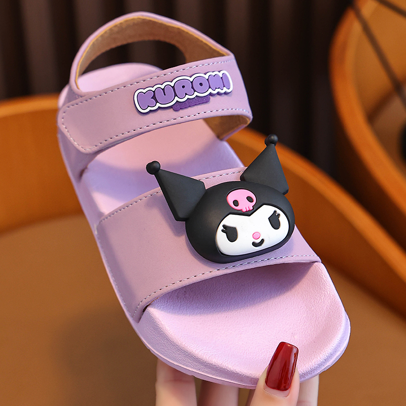 Sanurgente-Sandales d'été pour filles, chaussures de plage pour enfants non ald, nouvelle collection