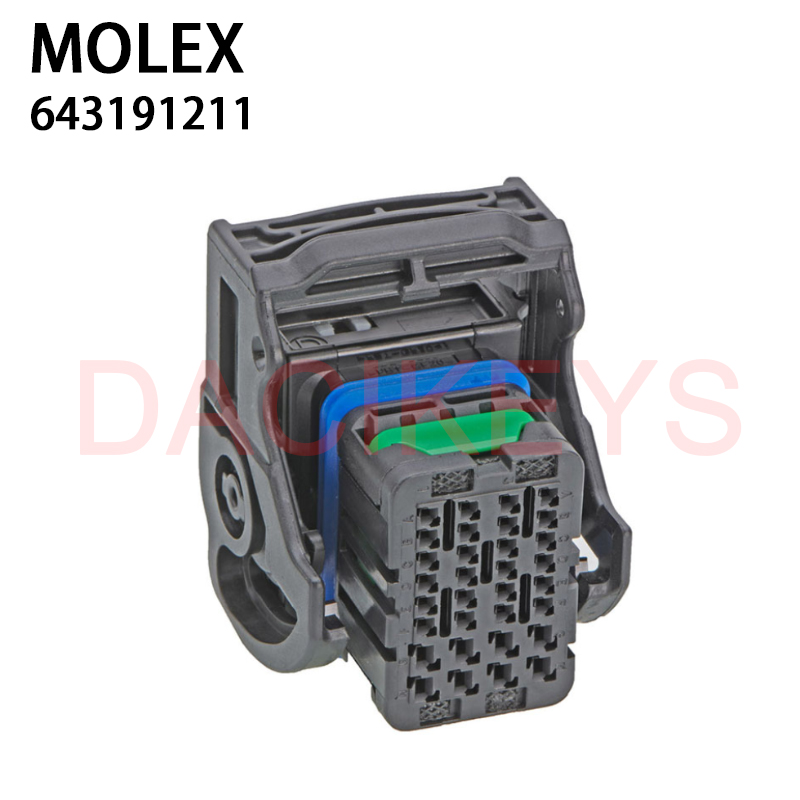 1 set 643191211 643191218 643191216 643191201   32-pins Molex ECU Automotive-connector CMC-aansluiting kabelboom
