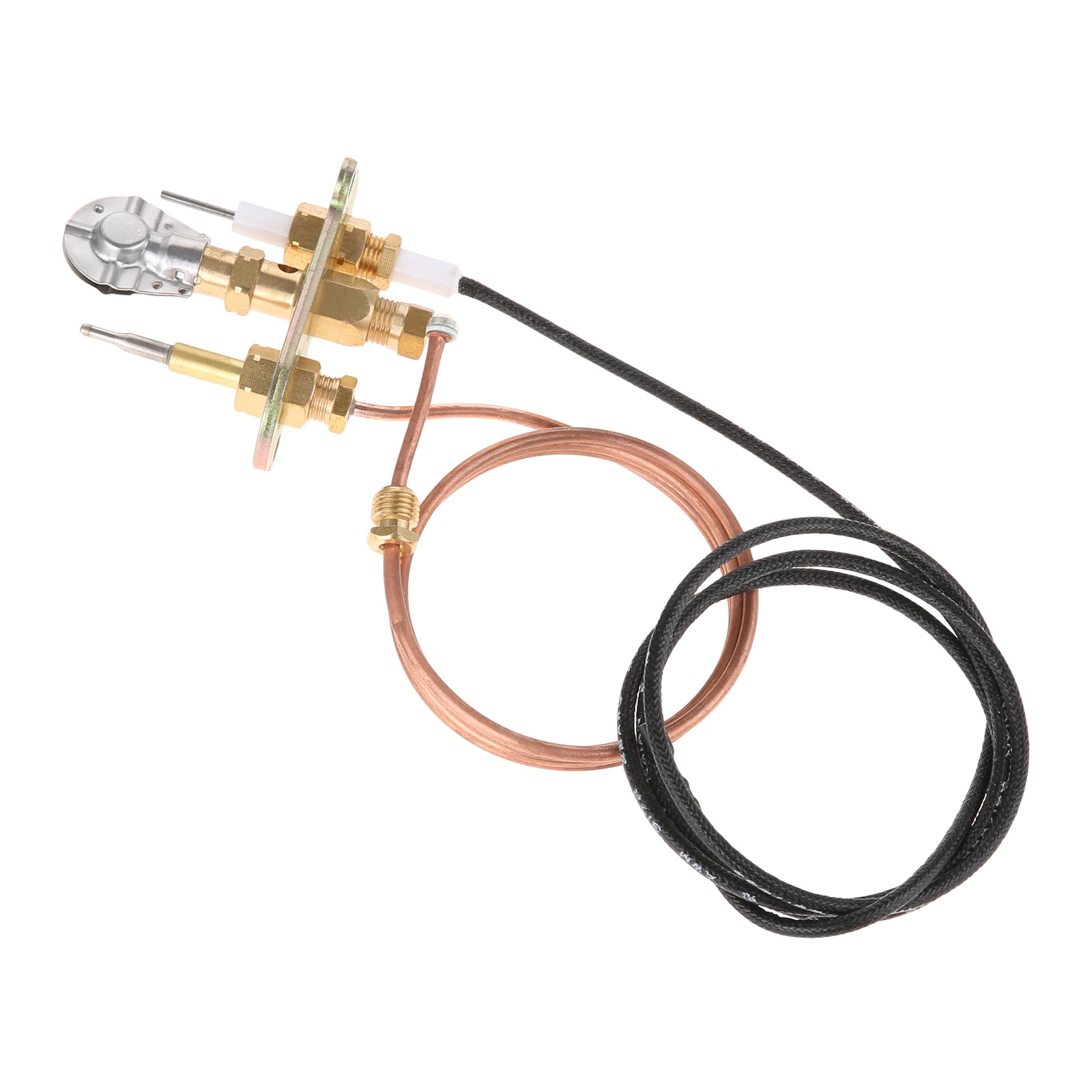 1 kit de termopar de Gas licuado M8 * 1 + encendido, juego de quemador piloto de 900mm para chimenea/reemplazo de calentador de agua de Gas termopar