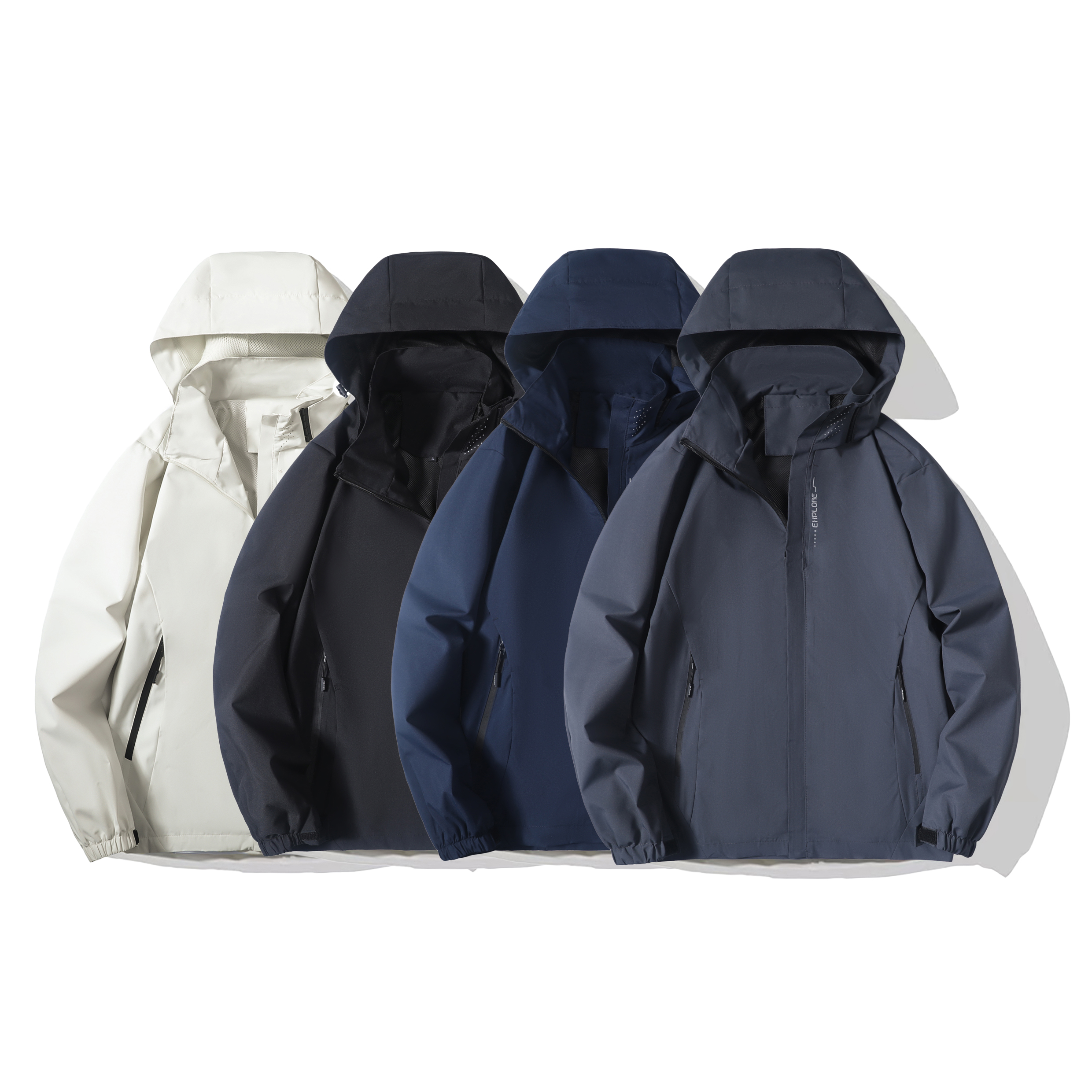 Wasserdichte Regenjacke für Herren, leichte Außenjacke mit Kapuze, Outdoor-Regenmantel, Wandern, winddichte Jacke, Klettern, Outdoor-Jacken