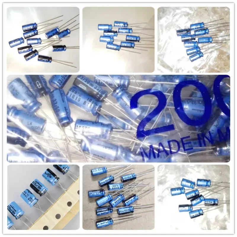 10Pcs/Lot Nichicon Audio KT Series Audiophile Capacitors 6.3V/10V/16V/25V/35V/50V 0.47uF/1uF/3.3uF~470uF Electrolytic Capacitor