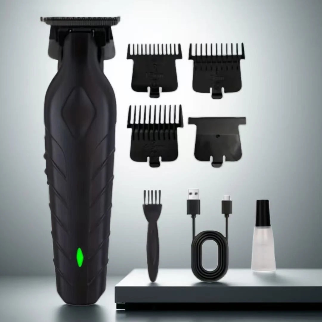Juego de cortapelos para hombre, batería de litio recargable por USB, cuerpo ABS, cortadora de pelo inalámbrica, Kit de aseo