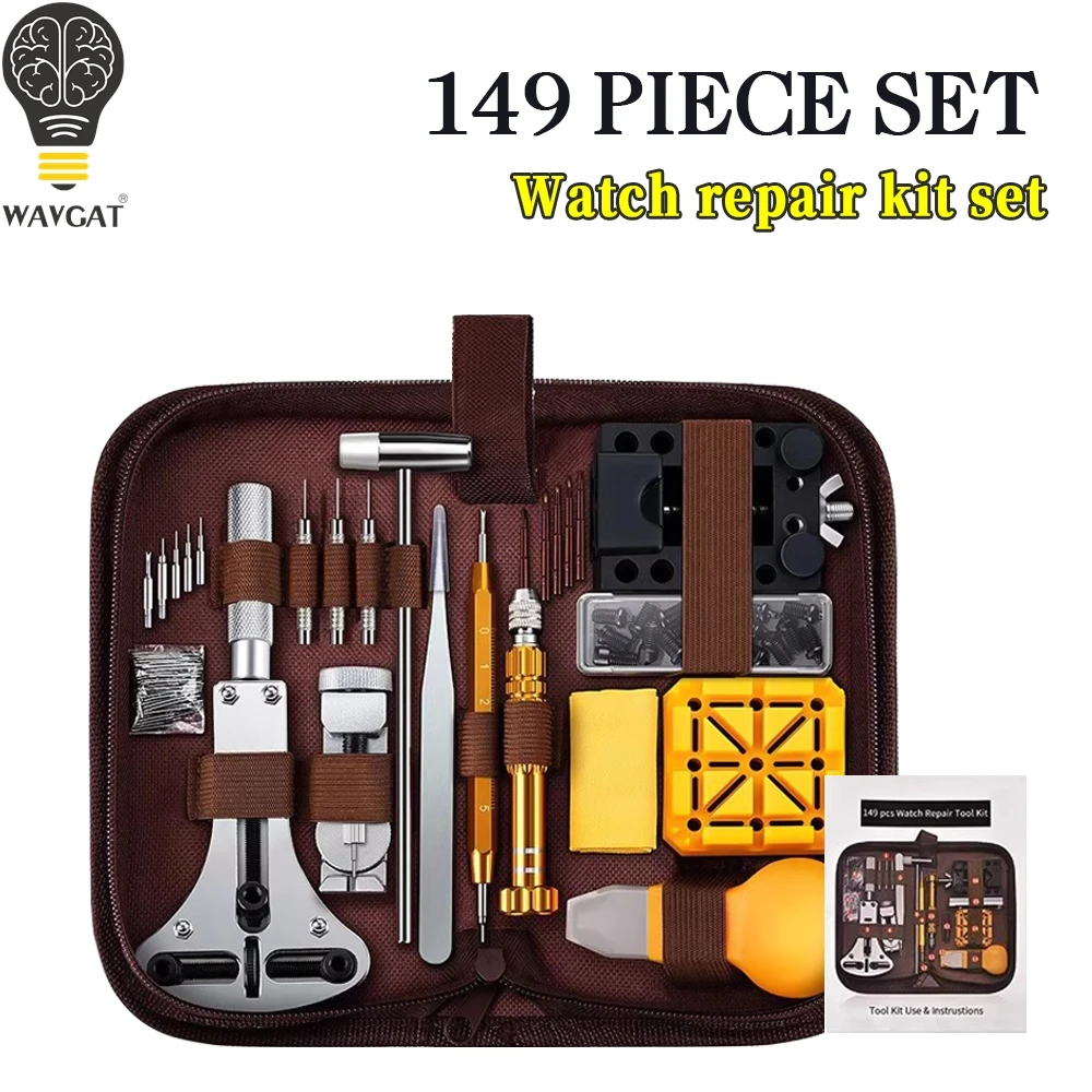 Kit d'outils de réparation de montres, ouvre-boîtier arrière, fabrication d'entretien, pièces de réparation, accessoire de remplacement de batterie, 149 pièces