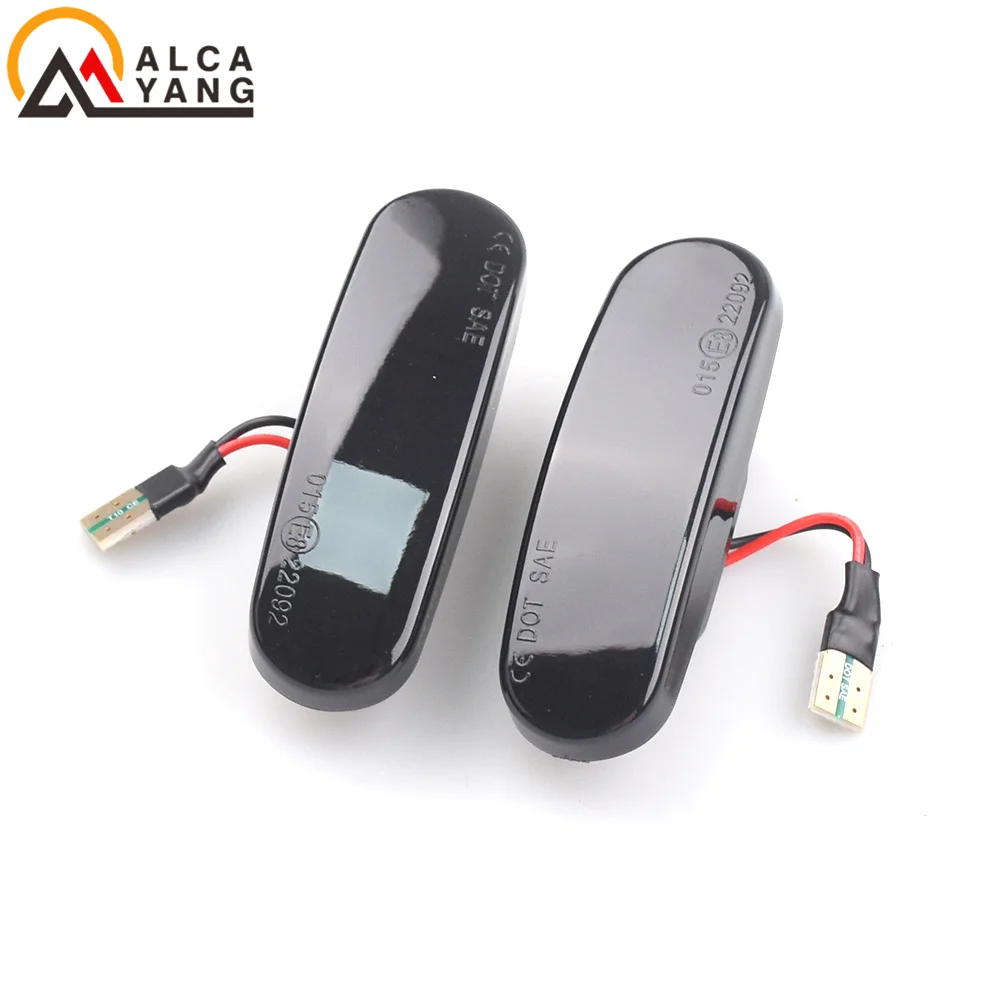 2 Chiếc Cho Fiat Panda 169 Grande Punto Inkl. Evo Doblo Fiorino Linea Ý Tưởng Năng Động Đèn LED Bên Cột Mốc Sáng Repeater Đèn