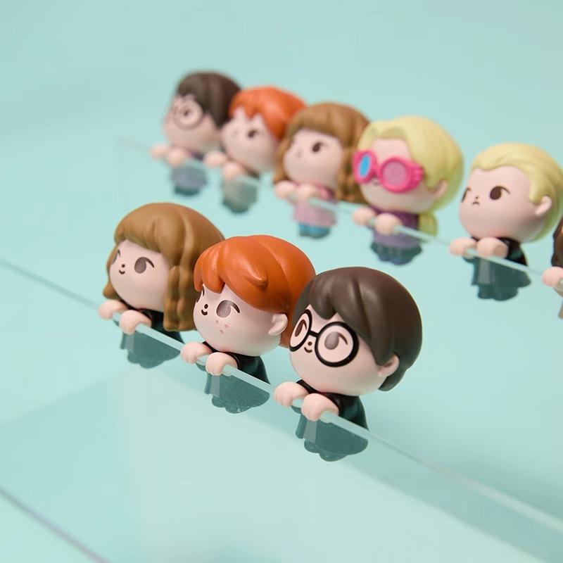Miniso Harry Potter Mini Bean Blind Bag Lying Posture Cute Desktop Ornament Anime Figure Doll Model Cartoon Decor Cute Toys Gift