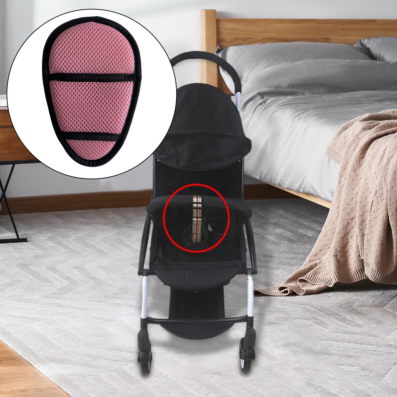 Cinturón de seguridad para cochecito de bebé, almohadilla de entrepierna para asiento de coche para niños