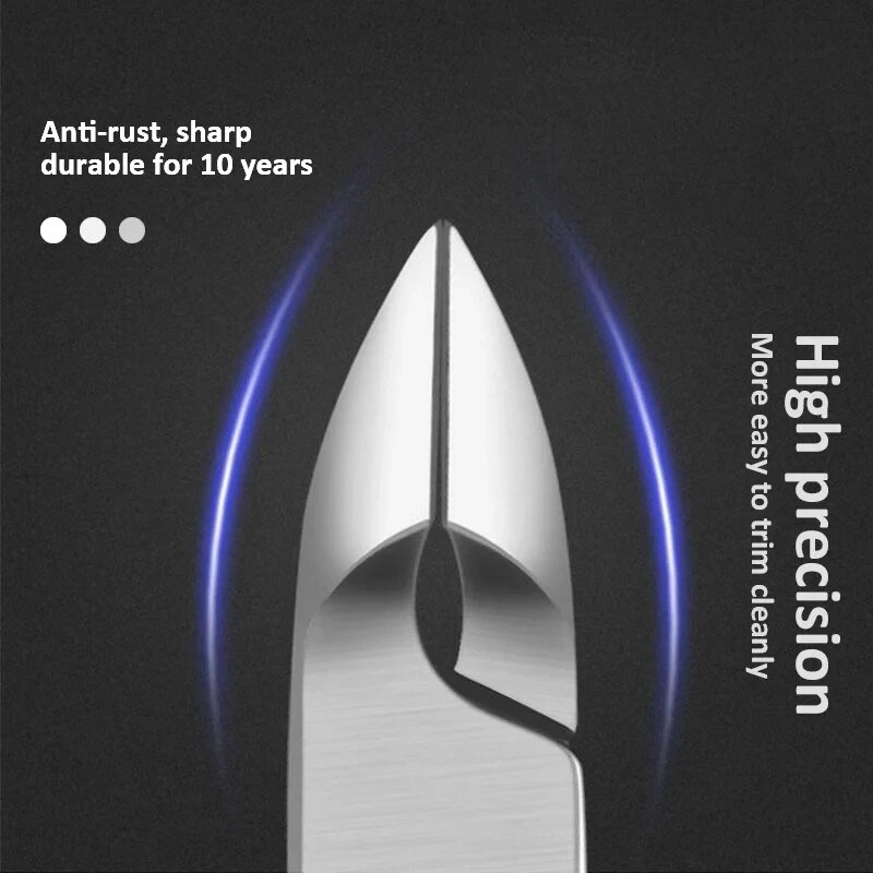 Coupe-cuticules tondeuse dissolvant de peau morte pédicure coupe-cuticules en acier inoxydable outil pinces à cuticules ciseaux de manucure à ongles