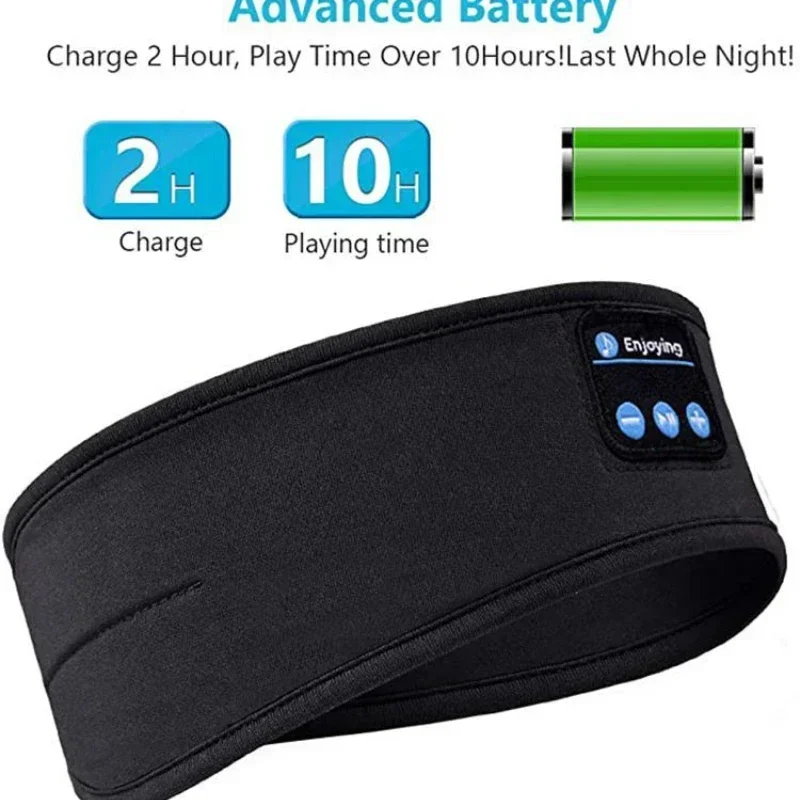Schlaf-Headset, Bluetooth-Stirnband, kabellose Musik, Sport-Stirnband, integrierte Schlaf-Musik-Augenmaske