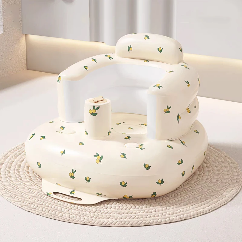 Krzesło dla dziecka Wielofunkcyjny nadmuchiwany fotel z PVC Sofa dla dziecka Dziecko Siedzisko łazienkowe Niemowlę Krzesło do karmienia dziecka Stołek kąpielowy Fotelik dla dziecka