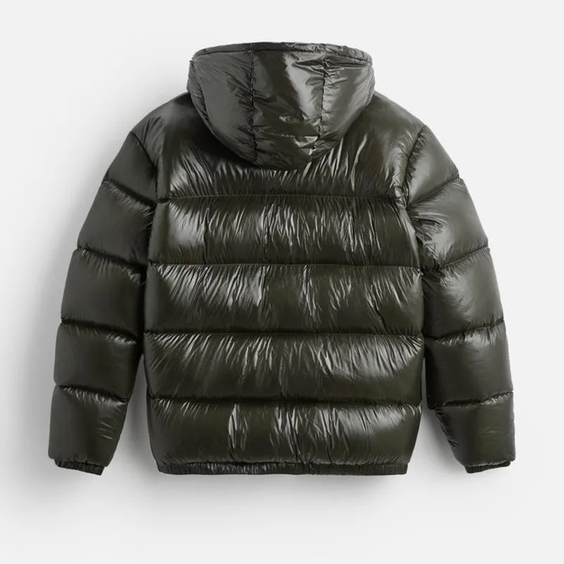 HKSH Otoño Invierno nuevos hombres marea oscura elegante Simple acolchado abrigo Chaqueta de algodón con capucha Casual Ins moda Chic cremallera Top HK3588