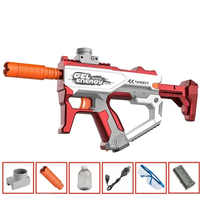 อัตโนมัติไฟฟ้าปืนอวกาศของเล่นเจล ball blaster อัตโนมัติอวกาศกลางแจ้งเกมยิงปืน