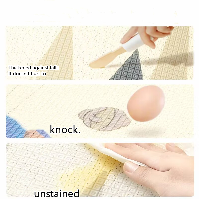 Large Size 200*180 Playmat Crawling Carpet Baby Play Mat Blanket Children Rug for Kids Educational Toys Soft Activity Game Floor