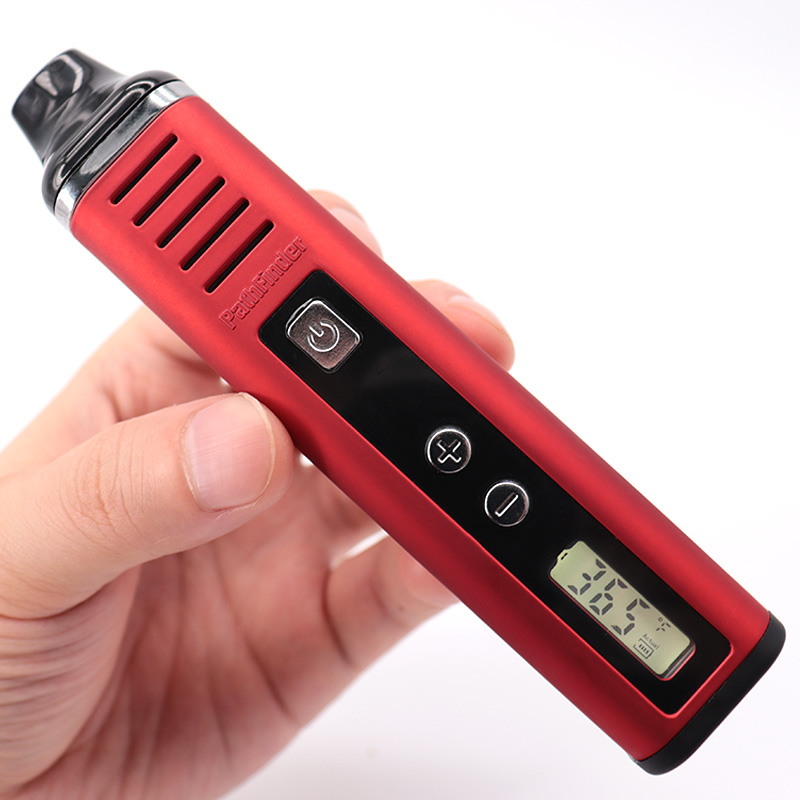 Original Dry Herb Vaporizer Pathfinder V2 Kit Elektronische Zigaretten 2200 mAh mit OLED-Bildschirm Kräuter-Vape-Stift Vaper Smoke Kits