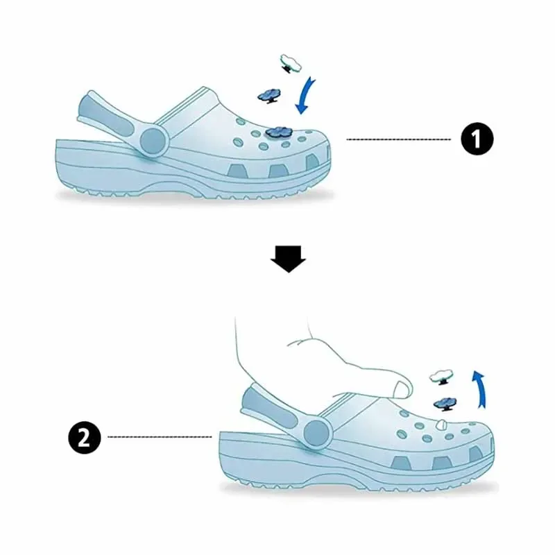 MINISO Tom and Jerry ชุดอะนิเมะสําหรับน่ารักการ์ตูนรองเท้า Charms อุปกรณ์ตกแต่งสําหรับ Classic Clog X-mas ของขวัญ